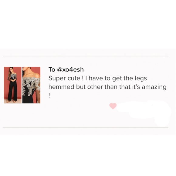 Gold Embroidery on Mesh Black Jumpsuit - Picture 8 of 9